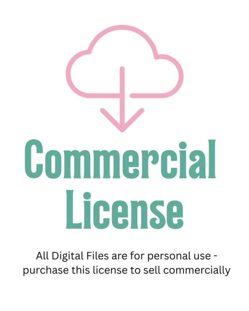 Commercial License Only - Files Sold Separately