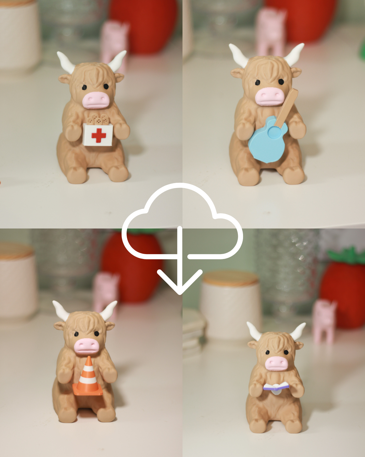 Harvey Highland Cow Bundle - Digital Download - Image 2