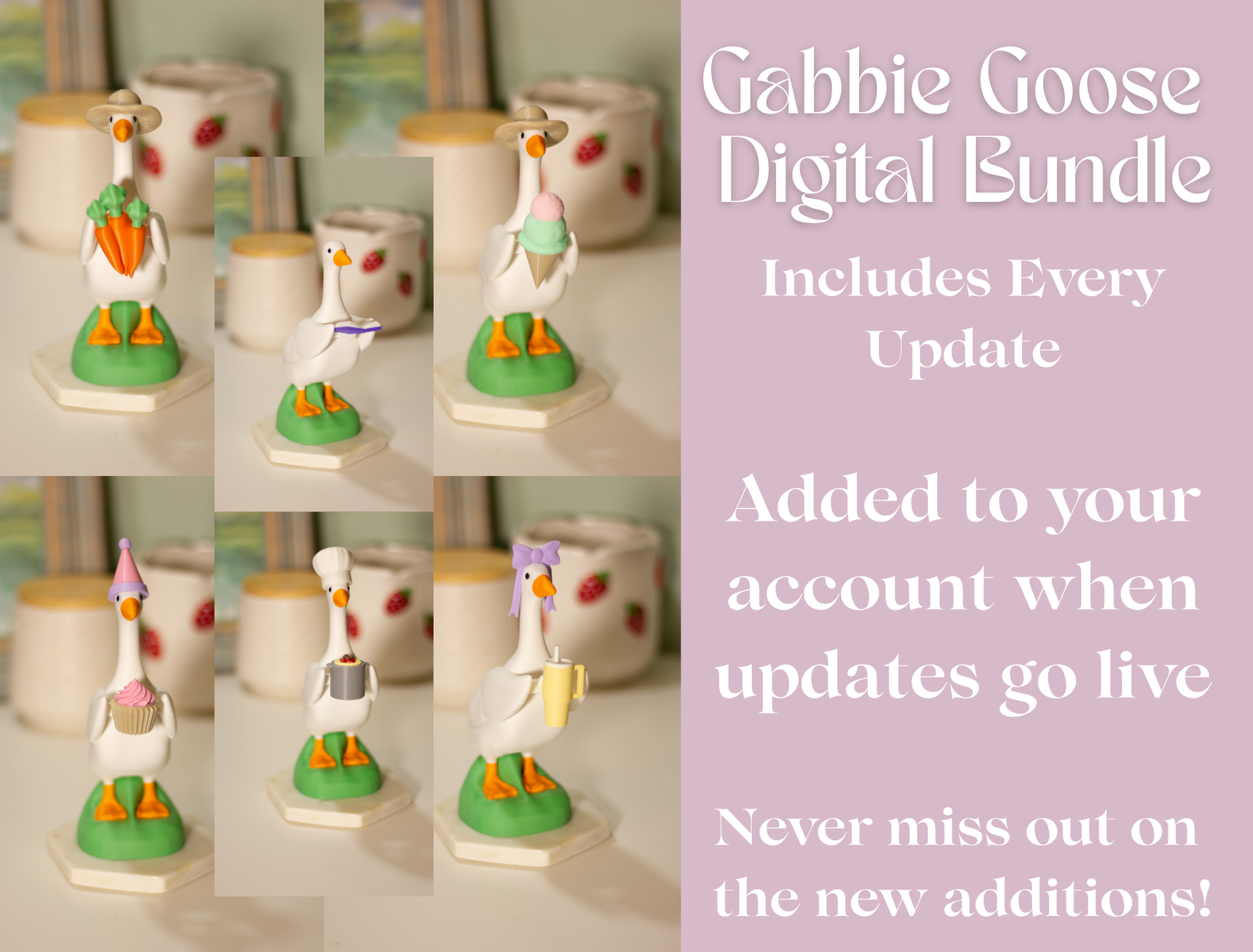 Includes Every Update Added to your account when updates go live Never miss out on the new additions!(1)