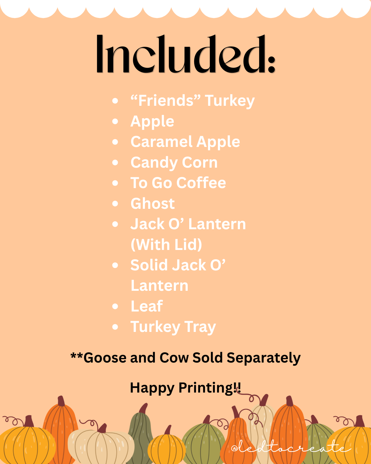 Fall Extension Pack - 3MF Digital Download - Image 2